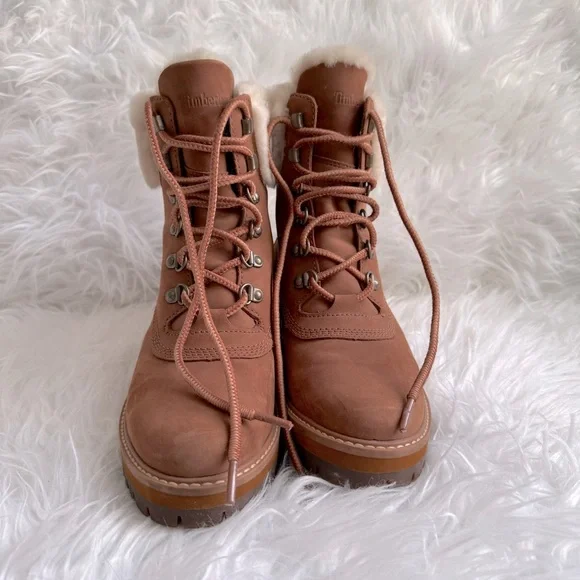 Timberland Courmayeur Valley Shearling Ankle Boots - Picture 10 of 14